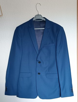 Traje azul chaqueta T46 y pantalón T38