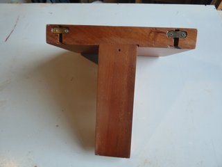 Ménsula de madera maciza