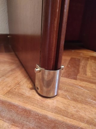 Mesa escritorio madera y metal