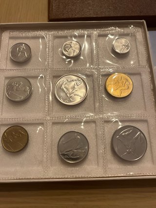San Marino divisional 1980 con plata