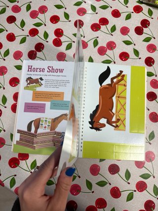 Libro en inglés de caballos para niños