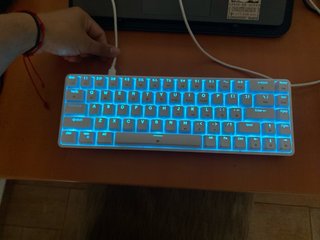 Teclado Gaming Blanco
