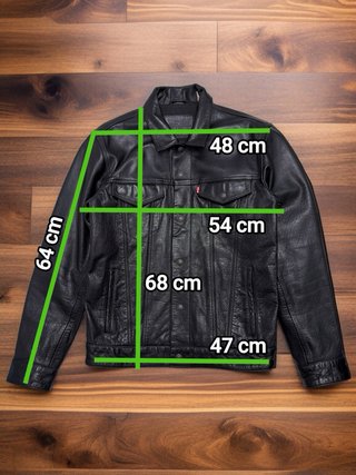 Levi’s Cazadora Cuero Búfalo Trucker III talla M