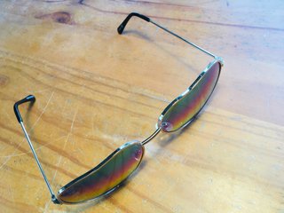 Gafas de Sol Corazón Oro Multicolor
