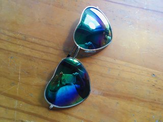 Gafas de Sol Corazón Oro Multicolor