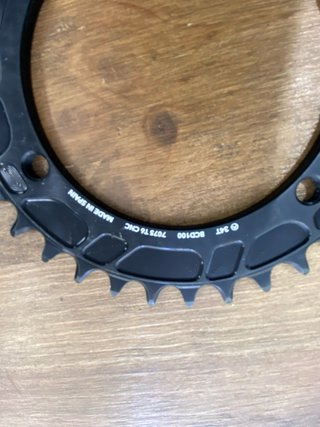 Plato Rotor 34T CNC Negro 100 bcd