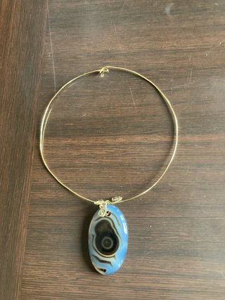 Collar Gargantilla Piedra Ovalada