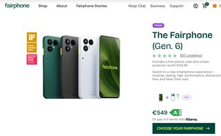 Fairphone 6 256GB Verde, nuevo (nunca se ha usado)
