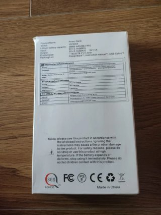 Power Bank Solar 26800mAh USB C Nueva a estrenar