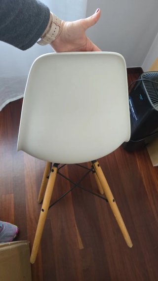 Silla Comedor Cocina Nórdica Blanca