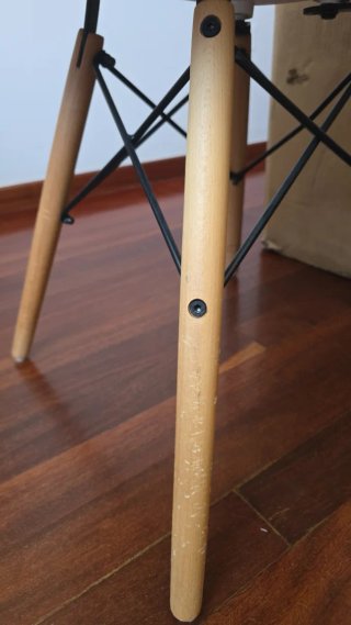 Silla Comedor Cocina Nórdica Blanca