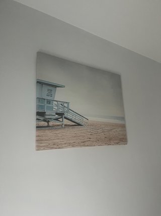 Cuadro Decoración Playa Salvavidas