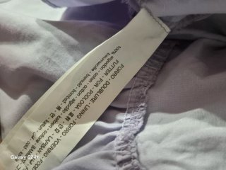 Falda Zara Lila Talla L Volantes 100% algodón