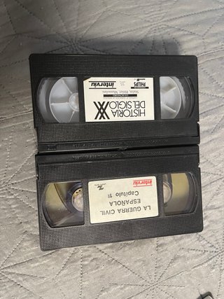 2 Cintas VHS Historia y Guerra Civil Española