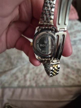 Reloj Rolex Mujer Oro y Plata