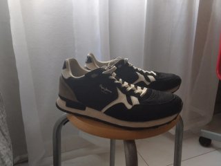 Zapatillas Pepe Jeans Negras y Blancas