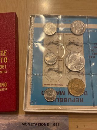 San Marino divisional 1981 con Plata