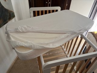 Cuna Lateral Abatible Bari + Extras (A estrenar)