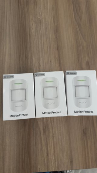 3 x Ajax MotionProtect Detector
