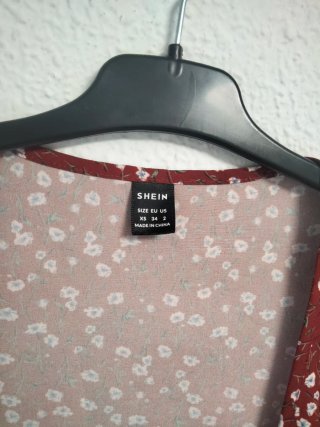 Blusa top bolero estampado floral