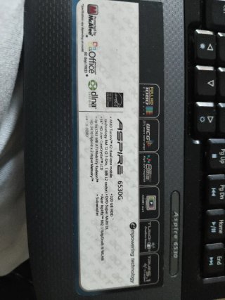 Portátil Acer Aspire 6530G para piezas
