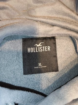 Sudadera Hollister Gris Hombre