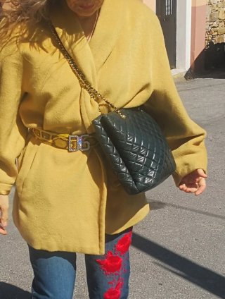 Borsa secchiello vintage Chanel trapuntata tim