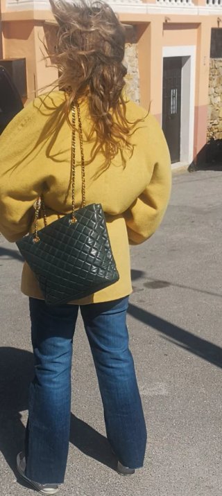 Borsa secchiello vintage Chanel trapuntata tim