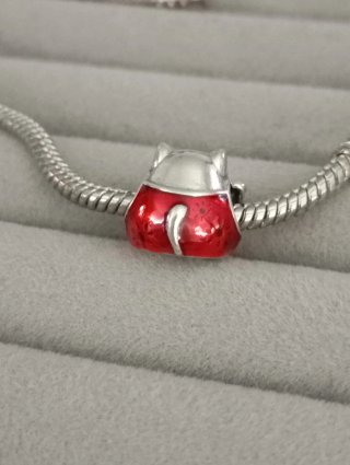 Charm Maneki Neko nuevo plata
