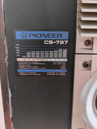 Coluna Pioneer CS-797 Bass Flex 110W RMS 6Ω
