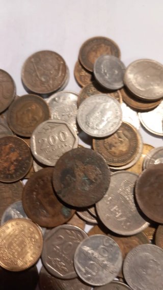 Lote monedas antiguas España