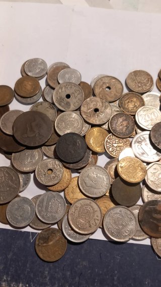 Lote monedas antiguas España