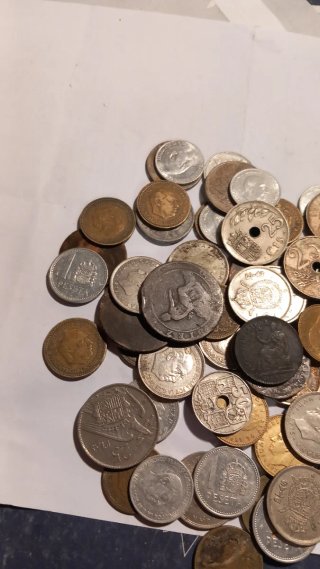 Lote monedas antiguas España