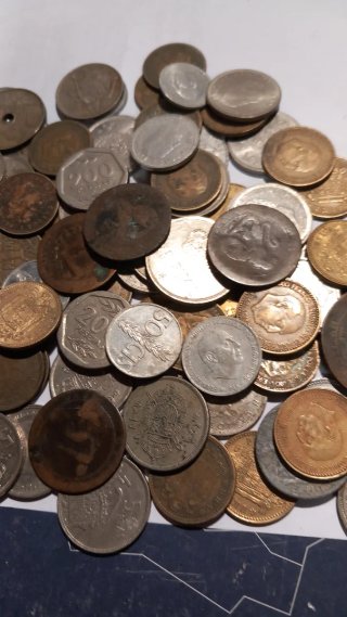 Lote monedas antiguas España