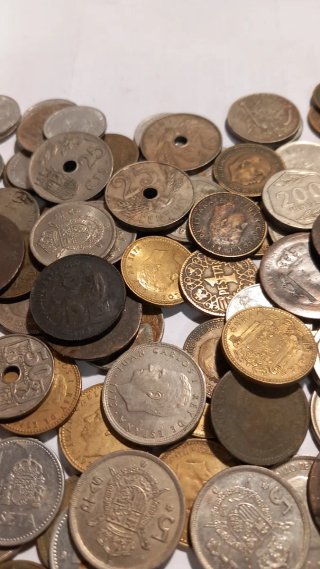 Lote monedas antiguas España
