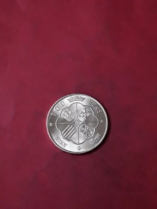 100 PESETAS PLATA FRANCO 1966*67. SIN CIRCULAR