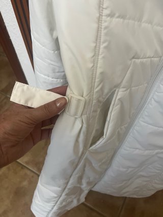 Plumas blanco mujer