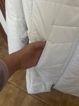 Plumas blanco mujer