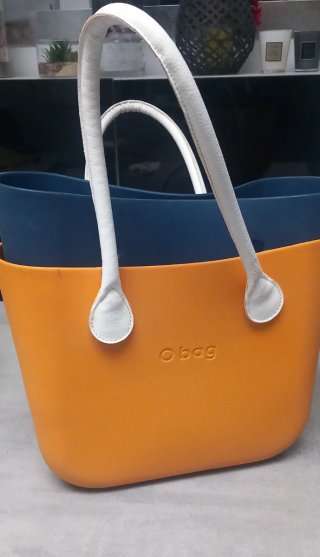 Borse Obag Blu e Arancio