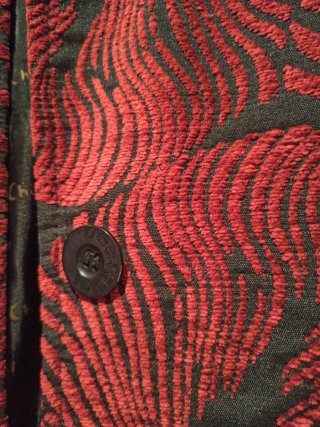 Abrigo Desigual Rojo Talla 38