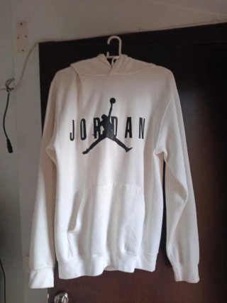 Sudadera Jordan Blanca con Capucha