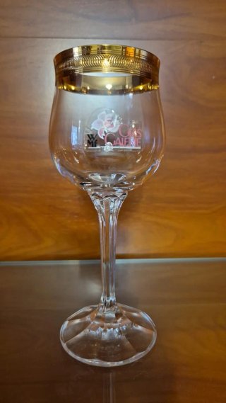 10 Copas de Cristal WMF Doradas