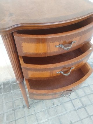 Mueble Auxiliar Clásico Madera Luis XV
