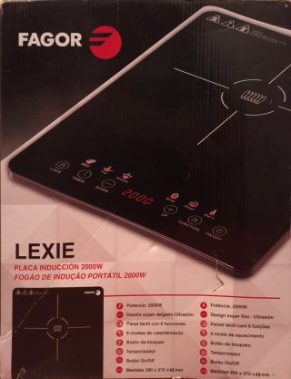 Placa Inducción Portátil Fagor 2000W