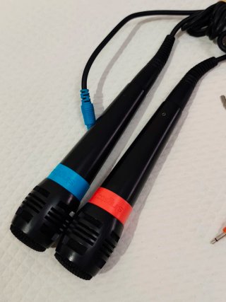 Microfonos SingStar. PlayStation 2.