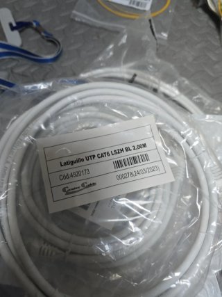 Cable KEYNET Cat 6 U/UTP 2 mt Blanco