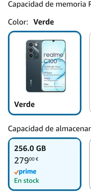 Realme c100 5g, 256gb