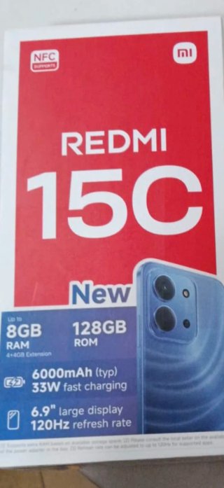 Móvil Redmi 15C 8GB RAM Nuevo
