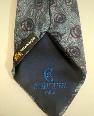 Corbata Cerruti Azul y Roja