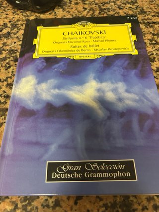 2 CDs Chaikovski: Sinfonía Patética, Suites Ballet